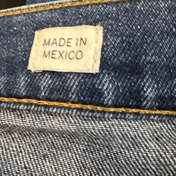 RE/DONE 90's High Rise Button Fly Ankle Skinny Jeans Dark Wash sz 29 EUC - Picture 5 of 8